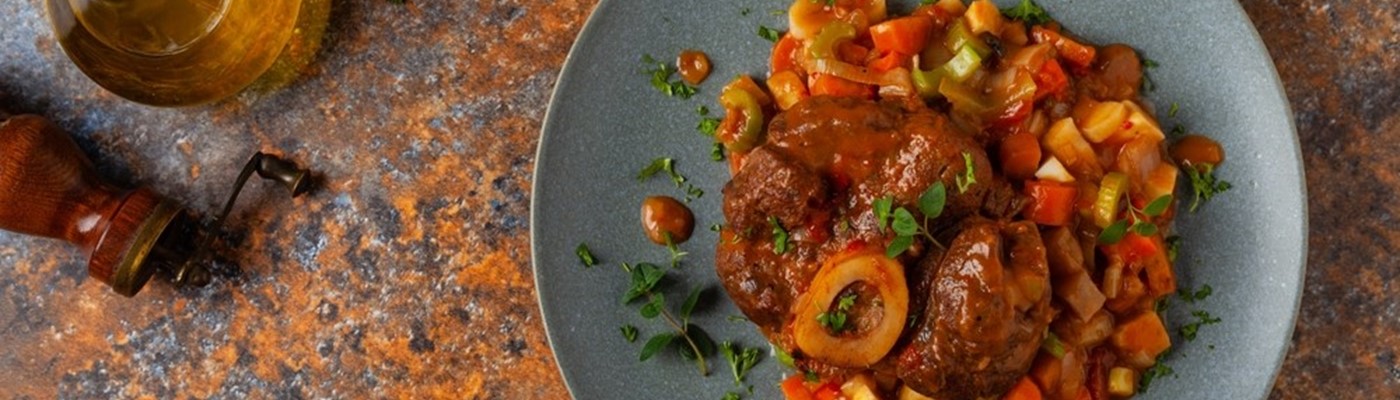 Ossobuco na zelenině s bylinkami